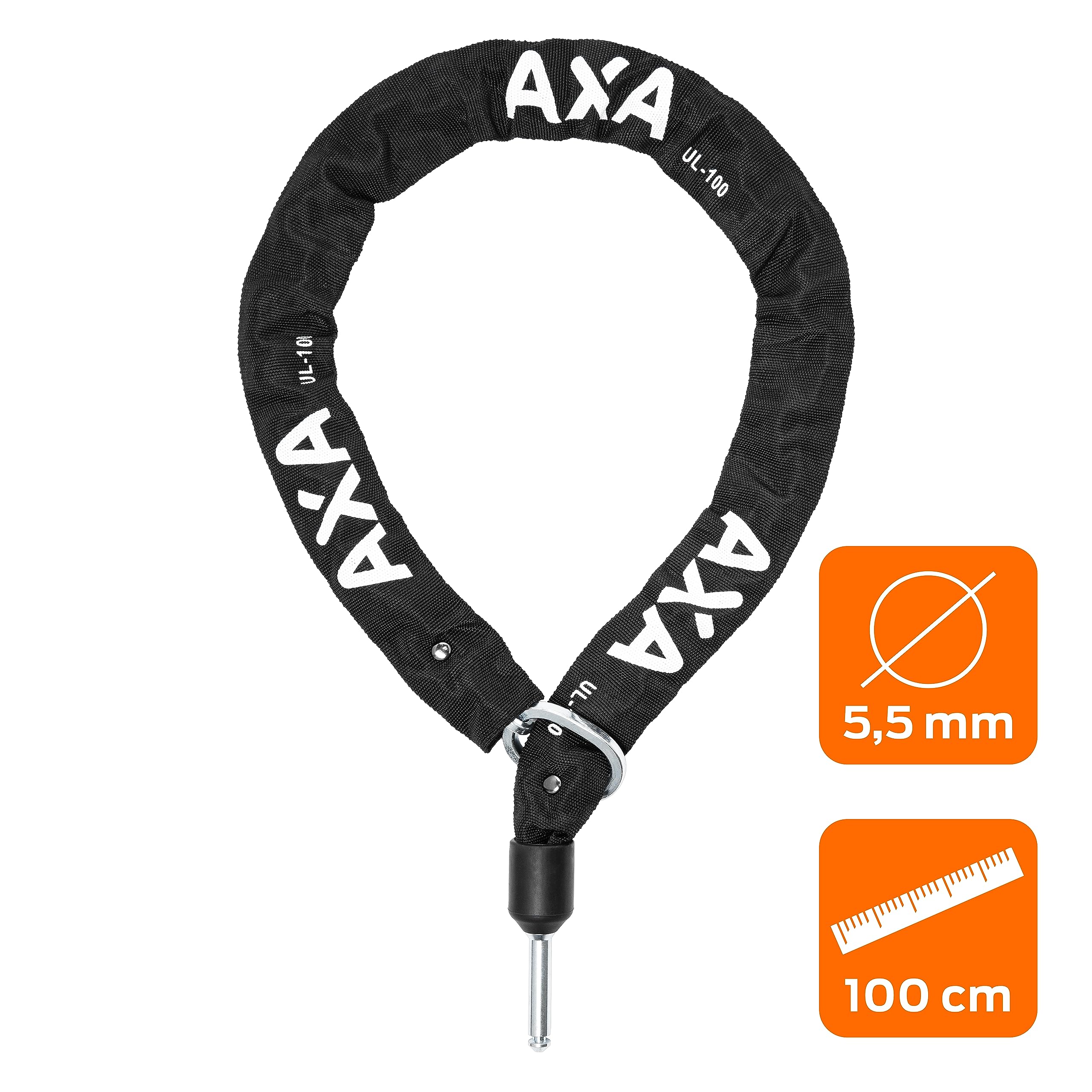 Amazon.com : AXA Block XXL Frame Lock + ULC 100 Chain Set with Bag